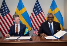 Συμφωνία αμυντικής συνεργασίας υπέγραψαν ΗΠΑ και Σουηδία