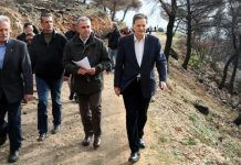 Τα αντιδιαβρωτικά έργα στην Πάρνηθα επιθεώρησε ο ΥΠΕΝ Θ. Σκυλακάκης
