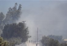 Πυρκαγιά στη Βάρης-Κορωπίου: Εκκενώθηκε ο Ιππικός Όμιλος Βάρης