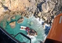 Σάμος: Συγκλονιστικά βίντεο από Πολεμική Αεροπορία και Λιμενικό κατά την επιχείρηση διάσωσης των 40 μεταναστών